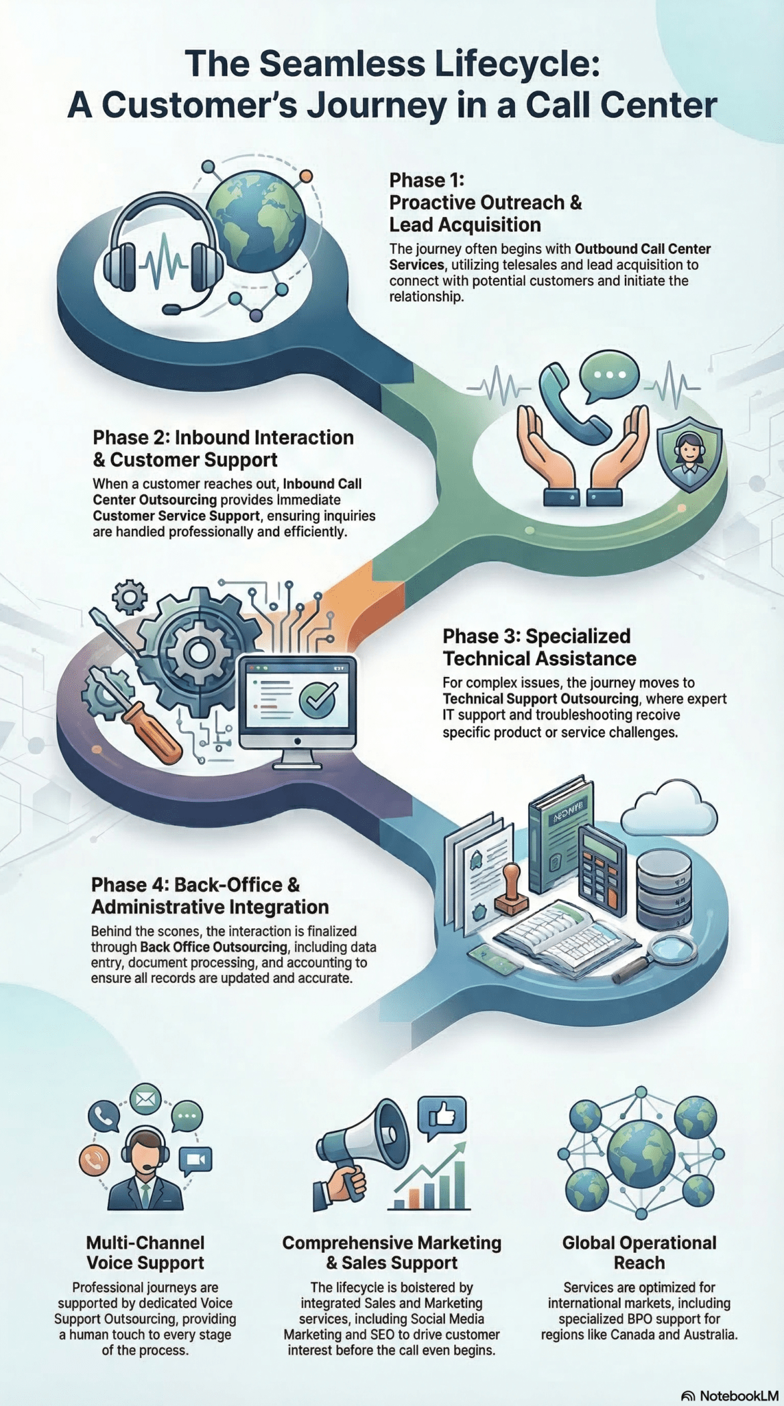 customers journey in a call center