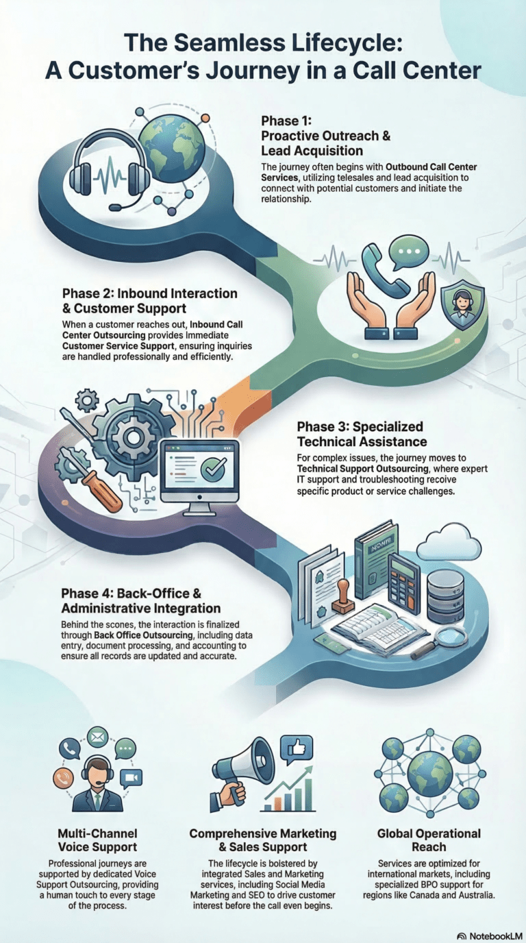 Customers Journey in a Call Center