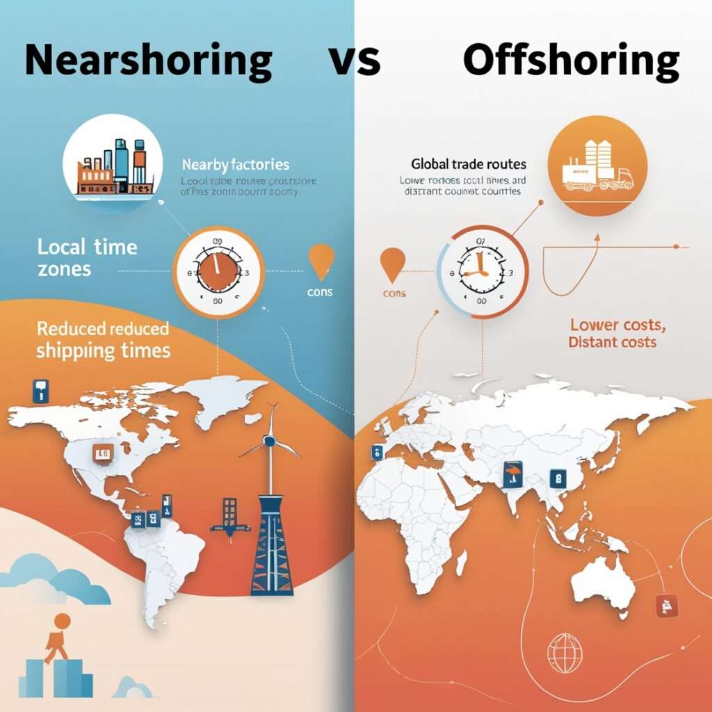 Nearshoring vs Offshoring: Why Proximity Matters in Today’s Global Economy
