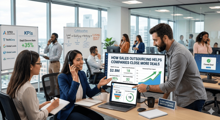 How Sales Outsourcing Helps Companies Close More Deals