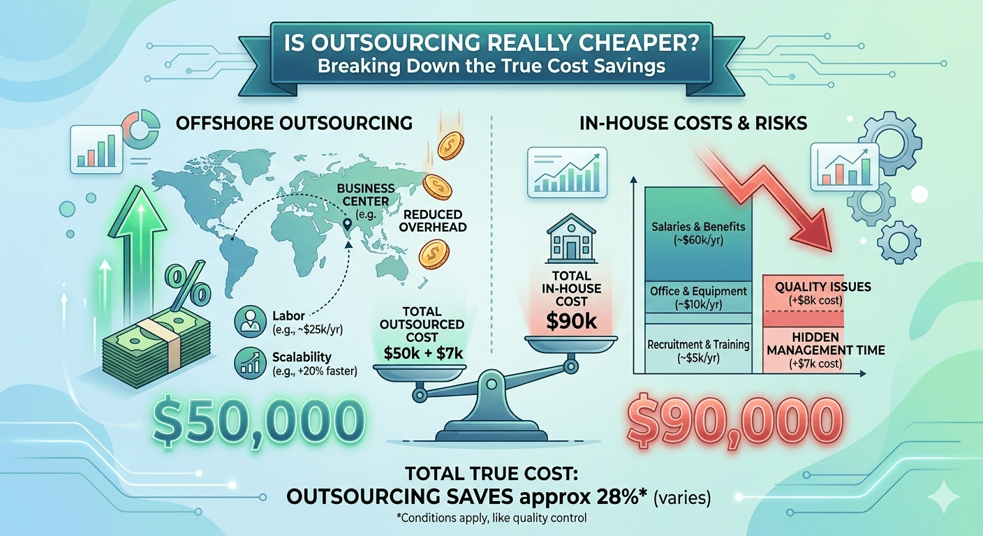 Is Outsourcing Really Cheaper? Breaking Down the True Cost Savings