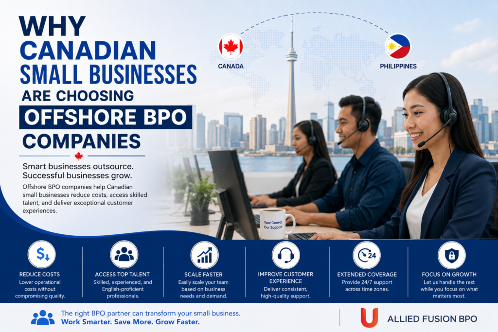 Why Canadian Small Businesses Are Choosing Offshore BPO Companies